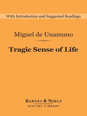 cover image of Tragic Sense of Life (Barnes & Noble Digital Library)
